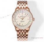 New 2024 Replica Breitling Navitimer 41 mm All Rose Gold Men Watch